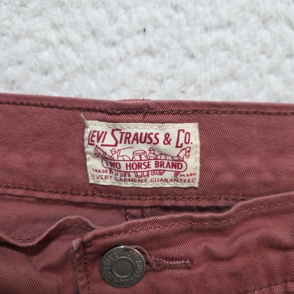 Levi's 30x30 Mens Rose 100% Cotton Twill Slash Pocket Chino Pants - Picture 2 of 6